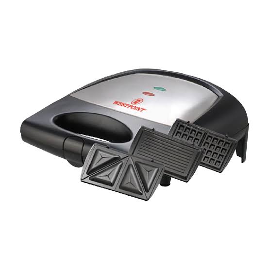 Westpoint WF-6093 Deluxe 3-in-1 Sandwich Toaster, Waffle Maker and Grill